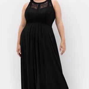 Panelled Bodice Maxi Dress